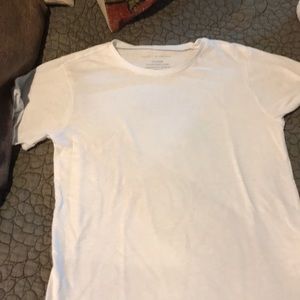 Rockets of awesome white T-shirt. Girls 10-12.